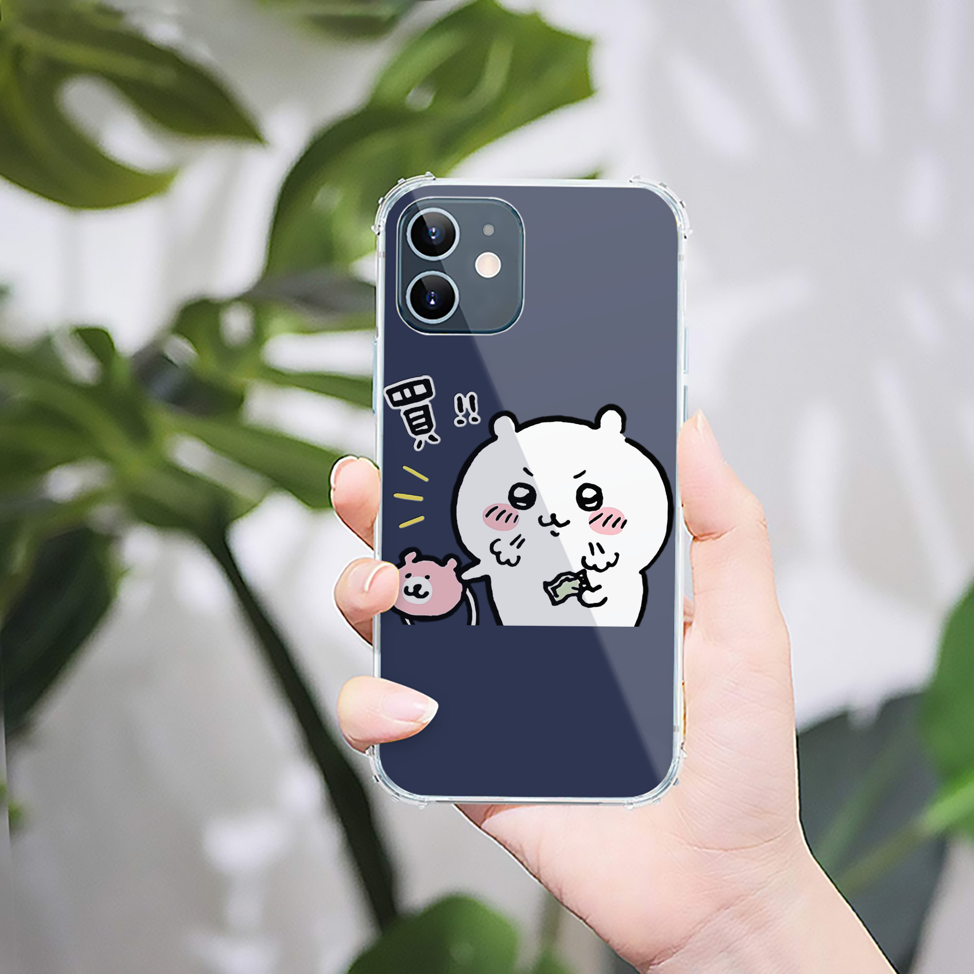 （画像用） ちいかわ ちいかわ Chii-kawa chiikawa 【iPhone 12シリーズ対応】透明スマホケース（クリアソフトケース）